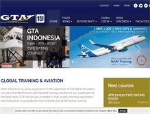 Tablet Screenshot of globaltrainingaviation.com